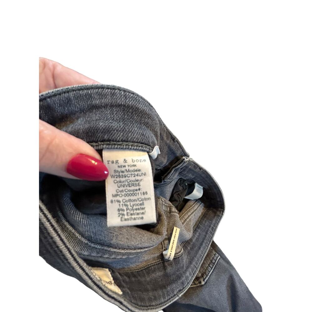 Rag and Bone Nina High-Rise Ankle Skinny Jeans in Universe - Size 32 - Picture 15 of 15